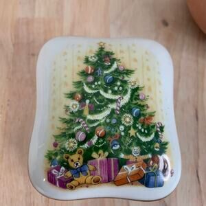 Royal Yarmouth 1986 Porcelain 'O Christmas Tree' Music Box Limited Edition